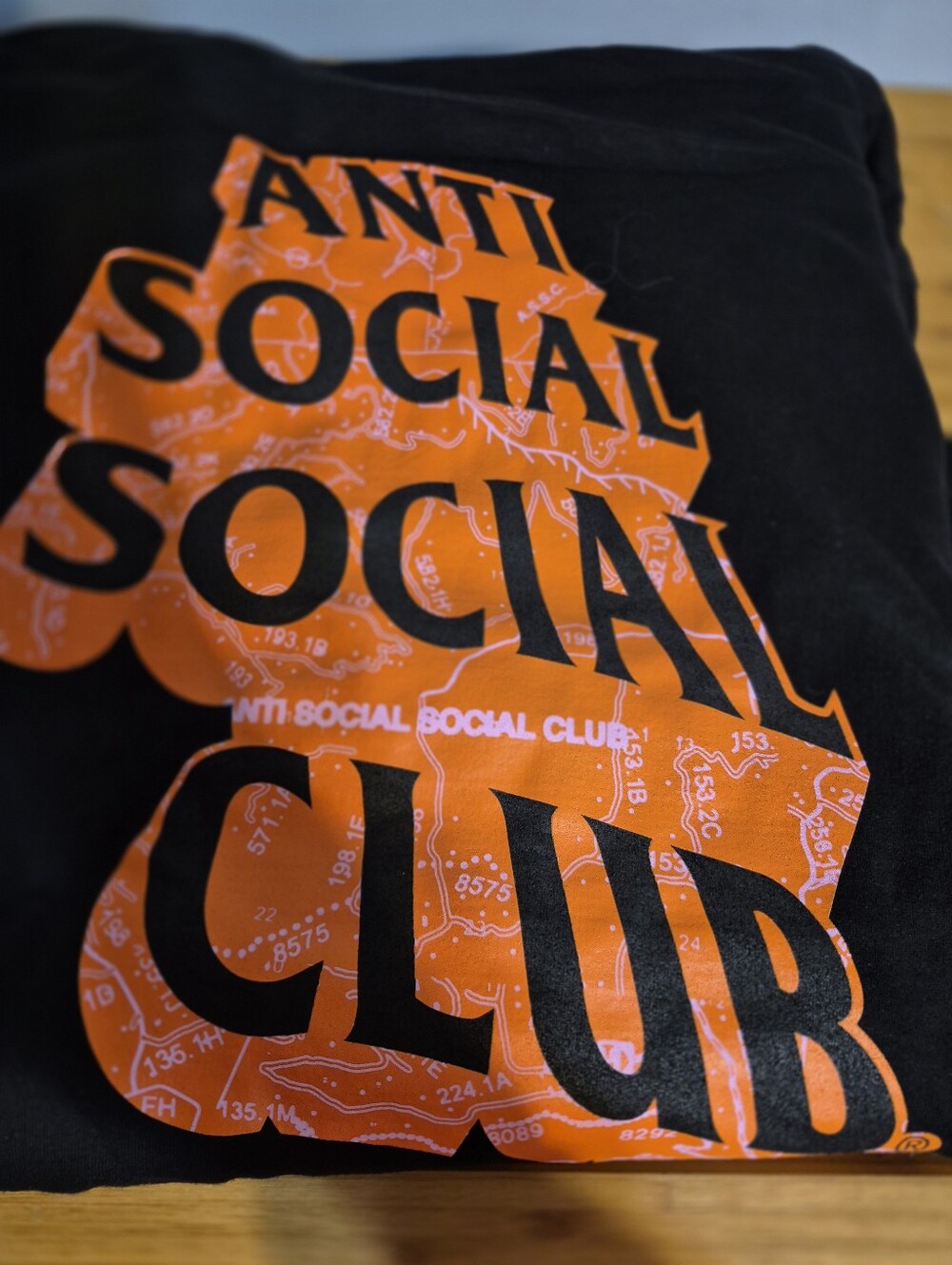 Anti Social Social Club Black Hoodie(Quest For Love) SIZE Medium